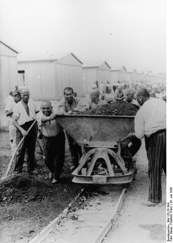 Prisoners, Dachau Concentration Camp, Germany, 20 Jul 1938