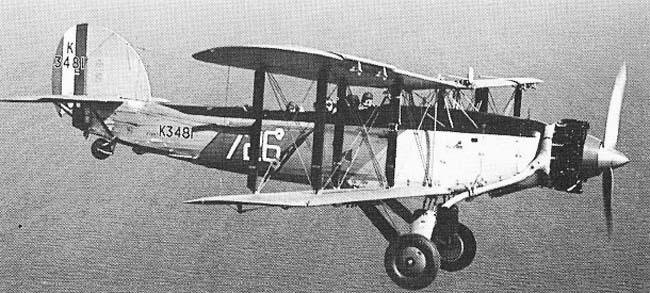 Seal aircraft of No. 821 Squadron FAA from HMS Courageous in flight, date unknown