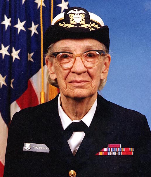 Portrait of Commodore Grace Hopper, 20 Jan 1984