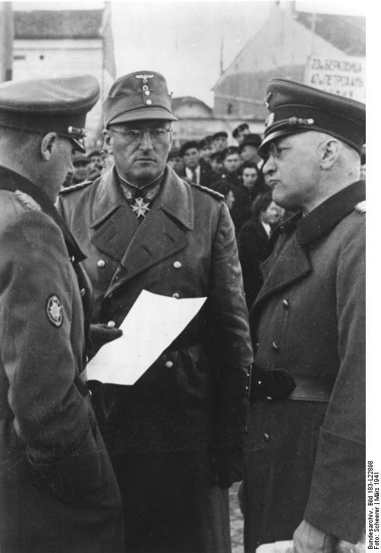 Ferdinand Schörner in Bulgaria, Mar 1941