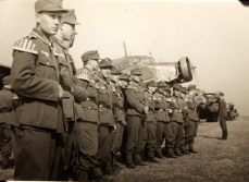 German personnel before a Ju 52 aircraft, date and location unknown