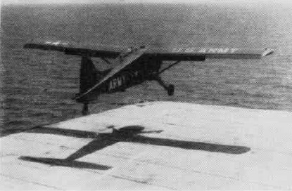 L-20 aircraft of US Army 24th Infantry Division taking off from USS Corregidor off Lebanon, Jul 1958; seen in Oct 1958 issue of US Navy Naval Aviation News