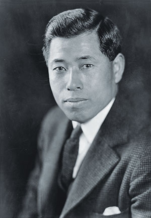 Portrait of Isoroku Yamamoto while he was a naval attaché in Washington, DC, United States, 1926.