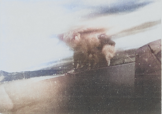 Takao (now Kaohsiung) harbor, Taiwan under US Navy carrier aircraft attack, 12 Oct 1944, photo 6 of 6 [Colorized by WW2DB]