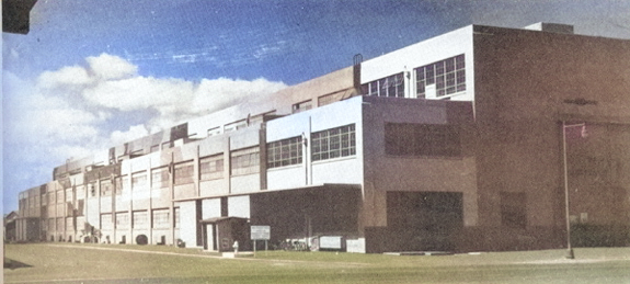 Ordnance shop building at Pearl Habor Naval Shipyard, Oahu, US Territory of Hawaii, date unknown [Colorized by WW2DB]