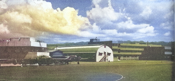 Naval Air Station Pearl Harbor, Oahu, US Territory of Hawaii, 1940s [Colorized by WW2DB]