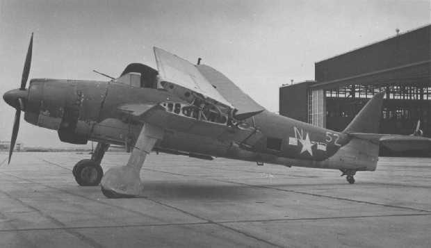 A captured Japanese B7A attack aircraft with US air intelligence unit ATAIU-SEA markings, United States, 1946