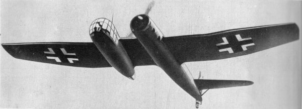 BV 141 aircraft in flight, circa late 1930s