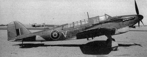 Fulmar Mk II carrier fighter at rest, circa mid-1941