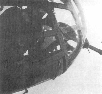 Nose machine gun position of a Ki-48 bomber, circa 1940s