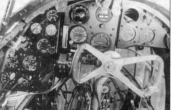 Cockpit of PZL.37 bomber, circa 1930s