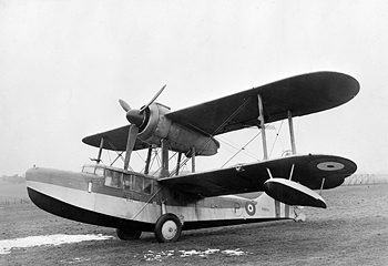 A prototype Sea Otter aircraft at rest on the ground, Jan 1942