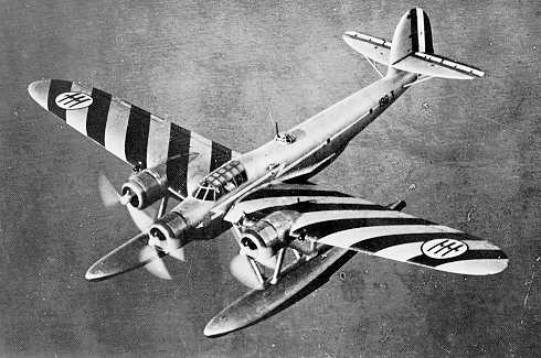 Z.506 Airone aircraft in flight, circa late 1930s