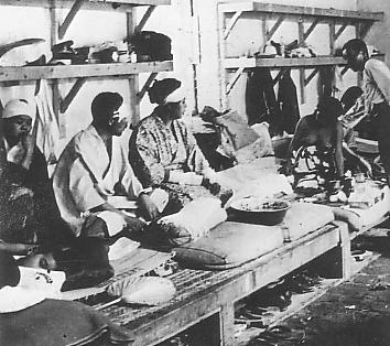 Japanese survivors of the Tongzhou Mutiny massacre, China, Aug 1937