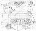 June 1948 plan of Marine Corps Air Station Ewa, Oahu, Hawaii, showing its final configuration with four runways and numerous reinforced aircraft revetments.