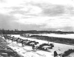 Navy TBF-1 Avengers at the Munda Airstrip, New Georgia, Solomons, Sept 1943.