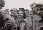 Navy Ensign Jane Kendeigh was the first flight nurse to arrive on Iwo Jima, 6 Mar, 1945. She would also serve on Okinawa.