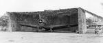 TBD Devastator in a revetment at Kaneohe Naval Air Station, Oahu, Hawaii, 1942. Note that the plane is already armed with a torpedo.