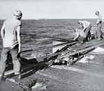 USS Essex struck by Lt. Yoshinori Yamaguchi