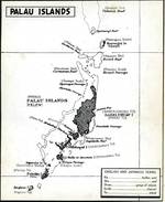 Map of the Palau Islands, 1944