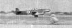 Kikka prototype jet on its second test flight, Kisarazu Airfield, Japan, 11 Aug 1945