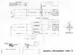 Line drawing of the Mark XIII aerial torpedo taken from the US Navy Bureau of Ordinance (BuOrd) Ordinance Pamphlet, Jul 1942. Photo 1 of 3.