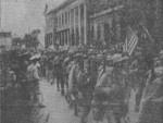 US Marines entering Tianjin, China, 30 Sep 1945, photo 2 of 2