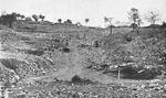 Lidice, Czechoslovakia Jun 1943. What had been a village street lined with peasant homes as it appeared a year after the destruction.