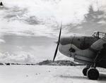 TBF-1 Avengers on the coral ramp at Munda airfield, New Georgia, Solomon Islands, late 1943.