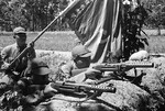 Chinese communist troops training with MP 18 submachine guns, 1930s