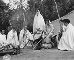 US Army personnel celebrating the Christmas holiday, Ningam Sakan, northern Burma, 25 Dec 1943