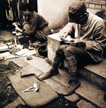 Street vendors, Tokyo, Japan, Sep 1945