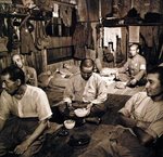 Medical attendants at Shinagawa Hospital, Tokyo, Japan, Sep 1945