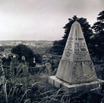 USS Oneida memorial, Yokohama Foreign General Cemetery, Yokohama, Japan, Sep 1945