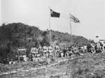 Border guards at a checkpoint on the Chinese-Burmese border, 1936