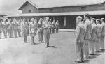 Lieutenant General Joseph Stilwell awarding medals, India, mid-1942