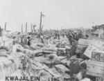 US Marines on Kwajalein, Marshall Islands, Feb 1944