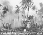 Destroyed Japanese building and equipment, Kwajalein, Marshall Islands, Jan-Feb 1944