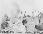 US Marines fighting on Kwajalein, Marshall Islands, Jan-Feb 1944