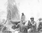 US Marine 75mm howitzer team, Tarawa, Gilbert Islands, 20-23 Nov 1943