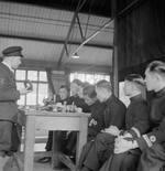 Chinese junior officers receiving instructions at the Chatham Gunnery School, England, United Kingdom, Aug 1945, photo 08 of 16