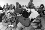 Jews being rounded up outside Lubny, Ukraine, 16 Oct 1941