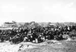 Jews being rounded up outside Lubny, Ukraine, 16 Oct 1941