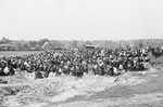 Jews being rounded up outside Lubny, Ukraine, 16 Oct 1941