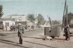 German road block, Kiev, Ukraine, 1 Oct 1941