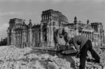 Ruined Reichstag building, Berlin, Germany, 1947