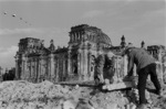 Ruined Reichstag building, Berlin, Germany, 1947