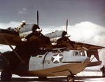 PBY-5A Catalina on the ramp probably at NAS Isla Grande, San Juan, Puerto Rico, Aug or Sep 1942.