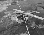 TDN-1 attack drone on its first (piloted) test flight from Traverse City, Michigan, United States, 19 May 1943. The pilot was Navy Lieutenant C.C. Corley. Photo 1 of 2.