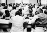 Mess hall, Dachau Concentration Camp, Germany, May 1933